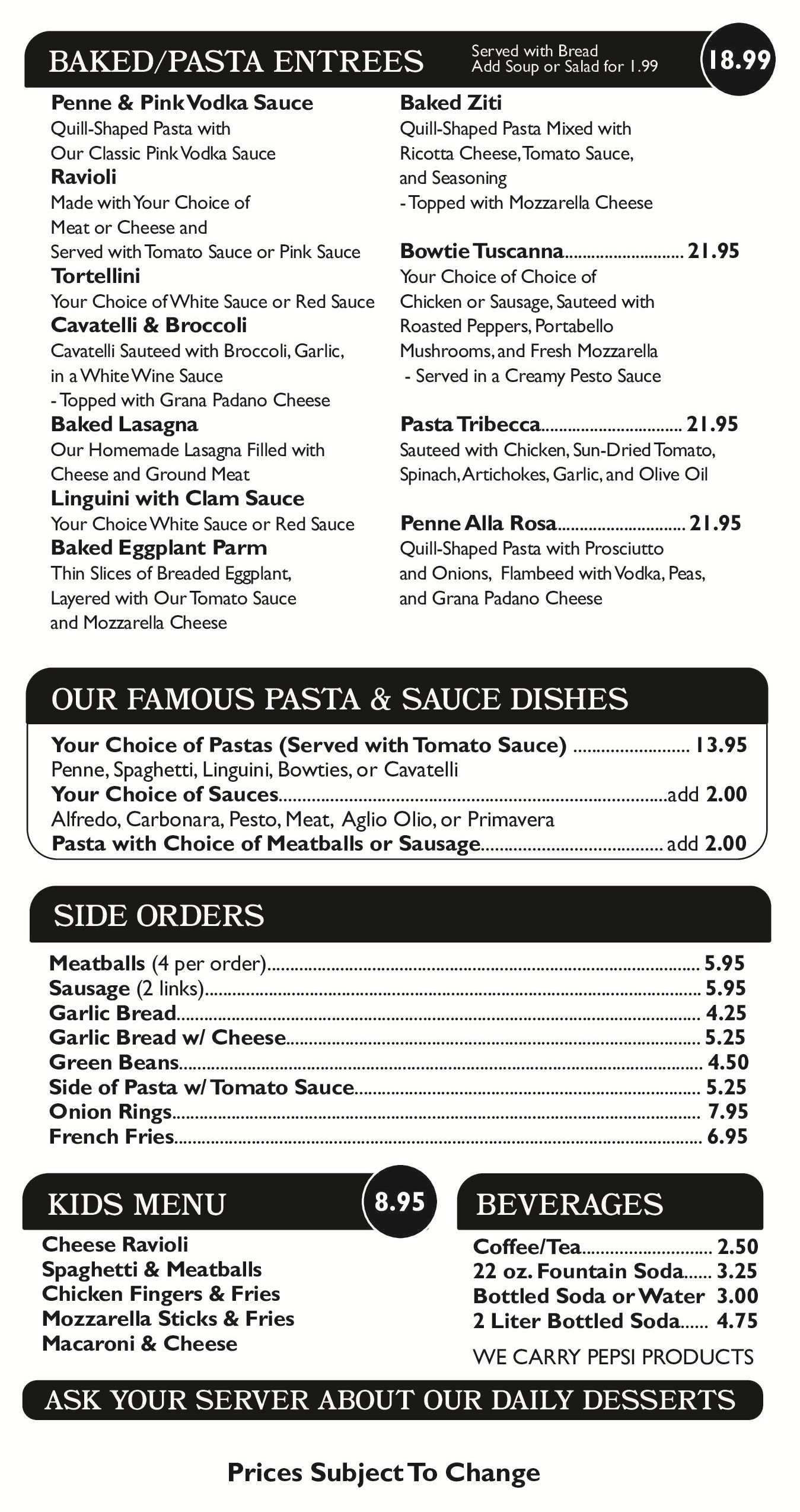CAMBIOTTIS TAKEOUT MENU 2025 4